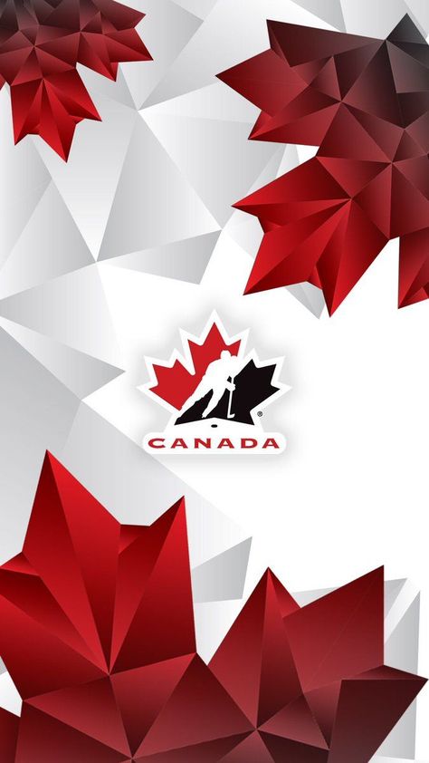 Hockey Canada Wallpaper, Team Canada Hockey Wallpaper, Canada Wallpaper Aesthetic, Team Canada Hockey, Graphic Deisgn, Canadian Hockey, Canada Logo, Hockey Posters, Canada Hockey