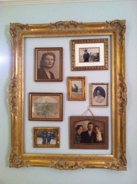 Picture Arrangements, Framed Pictures, Deco Originale, Foto Tips, Body Frame, Picture Hanging, Wall Gallery, Frame Crafts, Hanging Pictures