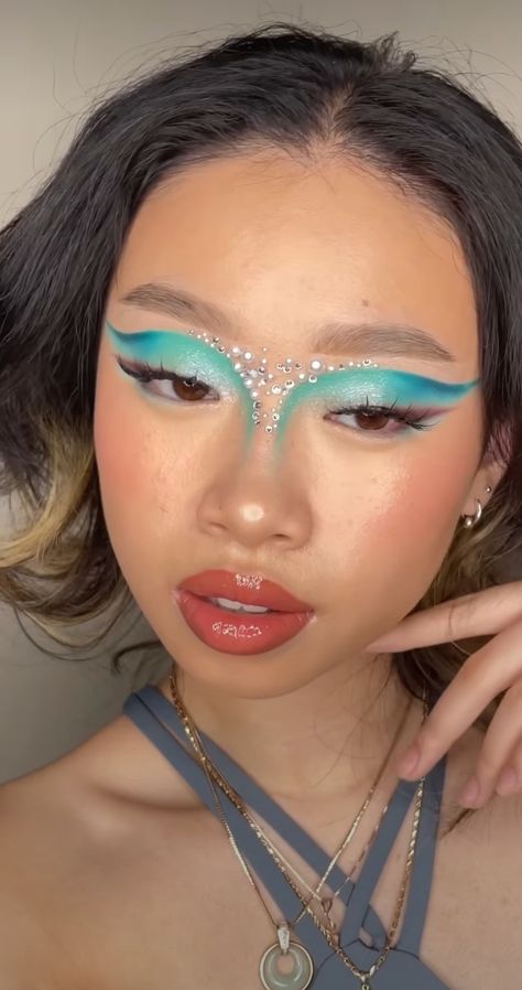 Cool Makeup Looks Creative Full Face, Crazy Makeup Looks Creative, Unique Eye Makeup, Maquillaje Aesthetic, Drag Makeup, Cool Makeup Looks, Unique Makeup, Make Up Inspo, Makeup Eye Looks