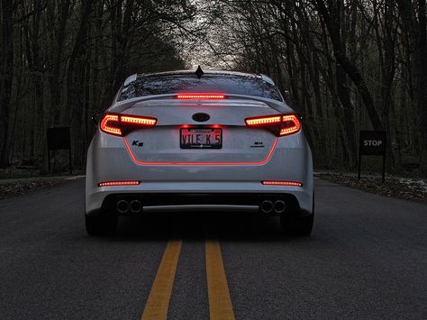 Optima rear end lighting 2019 Kia Optima Custom, Modded Kia Optima, Optima Car, 2016 Kia Optima Custom, Kia Accessories, 2018 Kia Optima, Kia Optima Turbo, Carros Kia, Kia Optima K5