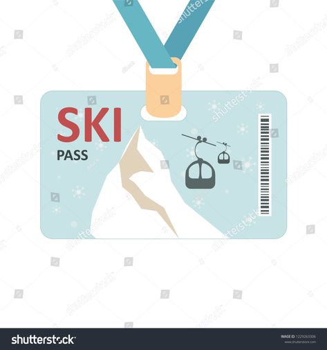 Ski Pass Design, Skiing Quotes, Vision 2023, Ski Pass, Winter Sport, 3d Background, Ski Lift, Abstract 3d, Ski Resort