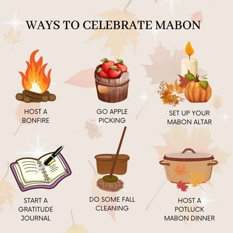 Ways to celebrate the pagan holiday Mabon | Mabon witchcraft for beginners | Mabon celerations, Mabon crafts, Mabon recipes, Mabon altar, Mabon aesthetic, Mabon correspondences, and more Mabon Aesthetic, Mabon Crafts, Mabon Recipes, Mabon Decorations, Autumnal Equinox Celebration, Mabon Altar, Witchy Holidays, Witch Holidays, Equinox Celebration