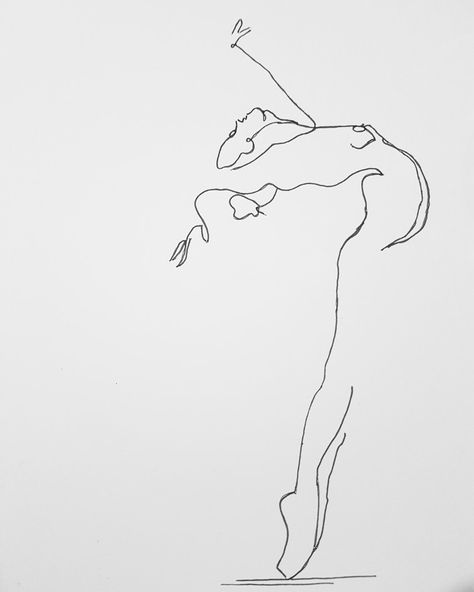 Line art dancer minimalistic pen One Line Dancer Tattoo, Dancer Fine Line Tattoo, Single Line Dancer Tattoo, Dancing Silhouette Tattoo, Abstract Dancer Tattoo, Dance Tattoo Ideas Dancers, Line Art Dance, Dancer Line Art, Ballerina Tattoo