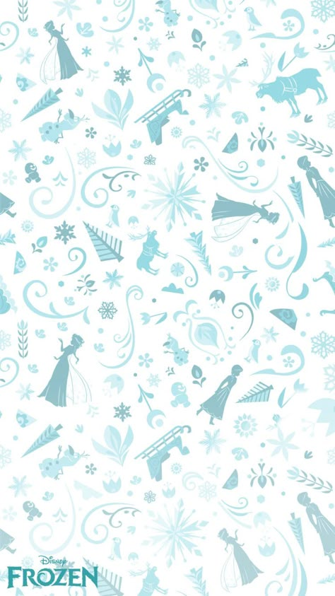 These Frozen Wallpapers Will Definitely Make Your Phone Even Cooler Summer Wallpaper Phone, Frozen Pattern, Frozen Wallpaper, Disney Frozen Olaf, Wallpaper Disney, Disney Background, Princess Wallpaper, Disney Phone Wallpaper, Whatsapp Wallpaper