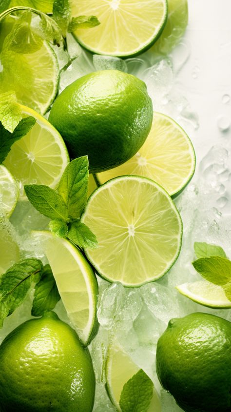 Lime Aesthetic, Sweet Hawaiian Crockpot Chicken Recipe, Coconut Mojito, Coconut Juice, Lemon Brownies, Refreshing Cocktail, Pink Food Coloring, Lime Soda, Fruit Wallpaper