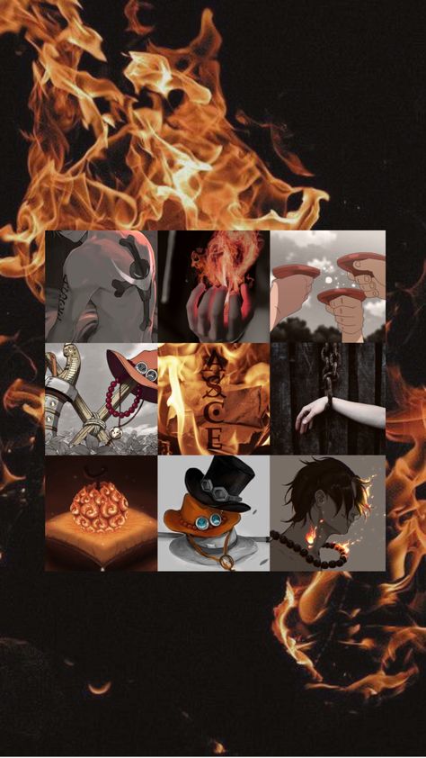 Portgas D. Ace Aesthetic Portgas D. Ace Icon, Ace Tattoo, One Piece Aesthetic, Only Aesthetic, Ace And Luffy, Portgas D Ace, One Piece Ace, Call Of Duty Black, One Piece Images