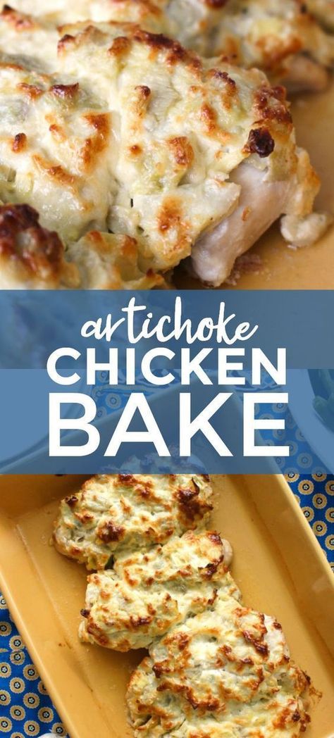 Chicken Artichoke Recipes, Chicken Casserole Keto, Artichoke Chicken Bake, Chicken Artichoke, Chicken Smothered, Juicy Baked Chicken, Artichoke Chicken, Chicken Bake, Artichoke Recipes