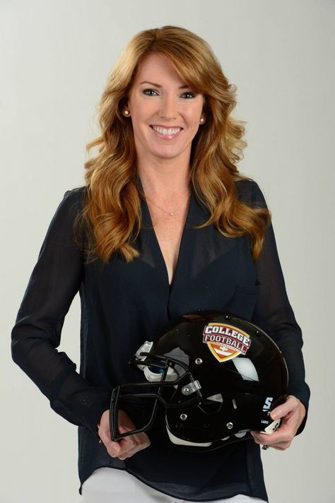 Heather Cox is an American Sportscaster who is a sideline reporter for WNBA, NBA, college basketball and college football games on ESPN, ESPN2 and ABC Sports. Description from thefemalecelebrity.com. I searched for this on bing.com/images Heather Cox, Famous Redheads, Funny Quotes Pictures, College Football Games, Wnba, Quotes Pictures, College Basketball, Football Games, Other Woman