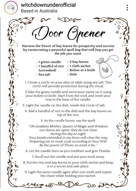 Open Door Spell, Door Opener Spell, Road Opener Prayer, Road Opener Spell Jar, Road Opening Spell, Road Opener Herbs, Witchy Cabinet, Road Opener Spell, Spell Bags