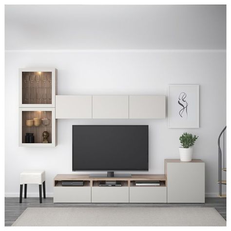 Tv Unit Bedroom, Besta Ikea, Ikea Tv, Tv Unit Design Modern, Tv Unit Decor, Ikea Living Room, Living Room Tv Unit Designs, Living Room Tv Unit, Tv Storage