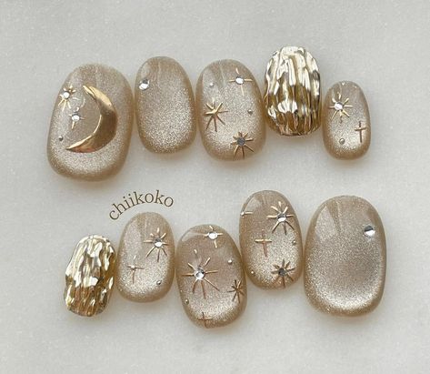 White Fall Nails, Art Deco Nails, Hello Nails, Vintage Nails, Beauty Nails Design, Stylish Nails Designs, Simple Gel Nails, Pretty Gel Nails, Gel Nail Designs