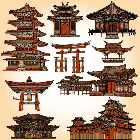 Edo Castle, Japanese Buildings, Ancient Chinese Architecture, Traditional Japanese Architecture, Japanese Shrine, Japan Architecture, Japanese Temple, Asian Architecture, Architecture Drawing Art