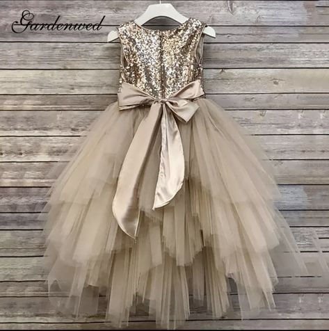 Champagne Sequin Dress, Toddler Holiday Dress, Sequin Top Dress, Flower Girl Dresses Champagne, Glam Dress, Cheap Flower Girl Dresses, Champagne Dress, Wedding Flower Girl Dresses, Wedding Flower Girl