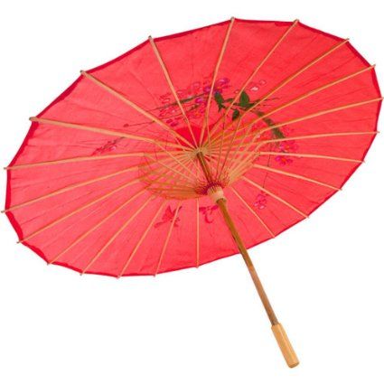 Asian Japanese Chinese Umbrella Parasol 32in Red 156-4 by JapanBargain Chinese Parasol, Japanese Parasol, Asian Photo, Chinese Umbrella, Umbrella Photography, Umbrella Design, Paper Parasol, Japanese Umbrella, Party Home Decoration