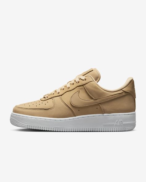 Nike Air Force 1 Premium, Tan Outfit, Librarian Chic, Nike Shoes (men), Shoe Wishlist, Women's Shoes Accessories, Force One, Nike Store, Cloud 9