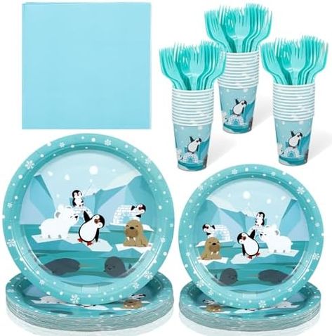 Price: (as of - Details) Features: You can send these Arctic Polar animals theme party supplies to your neighbors, families, friends, colleagues, and ... https://strongbulls.net/index.php/2023/11/21/zubebe-120-pieces-arctic-polar-animals-party-supplies-set-for-24-guests-polar-bear-penguin-paper-plates-7-and-9-inch-cups-forks-paper-napkins-disposable-winter-dinnerware-for-party-decorations/ Polar Animals, Birthday Party Centerpieces, Winter Onederland, Animal Birthday Party, Arctic Animals, Party Centerpieces, Animal Birthday, Animal Theme, Polar Bear