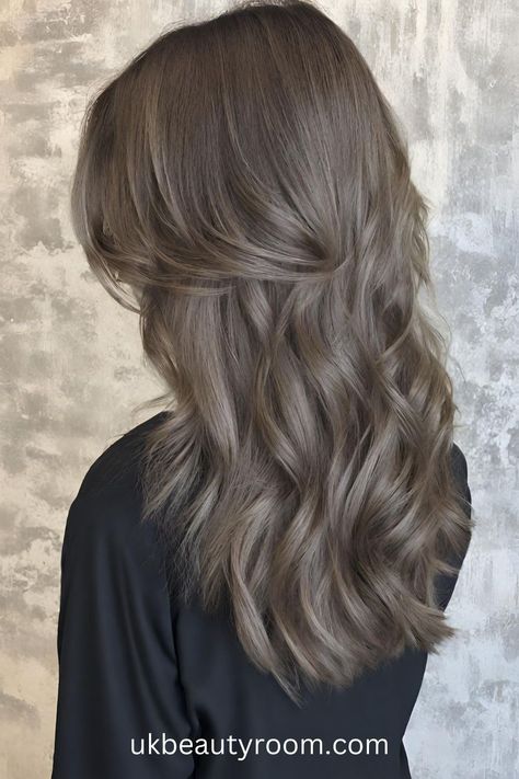 2024 Hair Color Trends | Stay Ahead of the Fashion Curve Dark Brown Hair With Colored Money Piece, Level 7 Hair Color Ash, Cool Tone Dark Hair, Light Ash Blonde Hair With Highlights, Cool Hair Tones, Dark Cool Blonde Hair, Ash Colored Hair, Bra Length Hair, Trendy Hair Colors For Brunettes