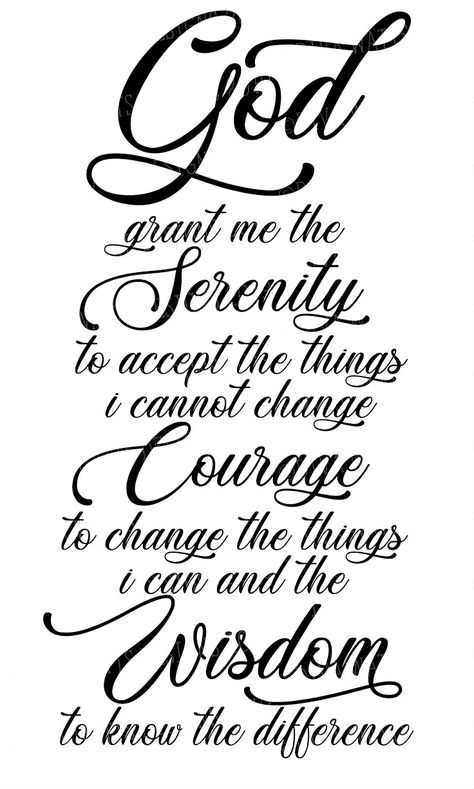 God Grant Me The Serenity Tattoo, Chest Tattoo Birds, Serenity Prayer Tattoo Design, Divorce Tattoo, Serenity Prayer Tattoo, Serenity Tattoo, Prayer Tattoo, Marilyn Quotes, Tattoo Text