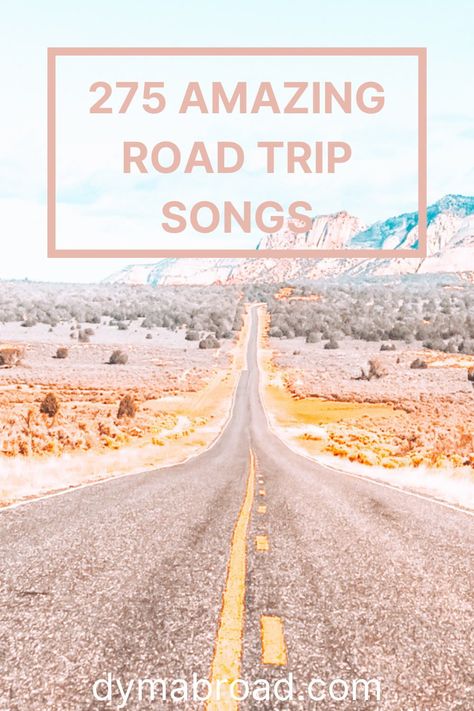 Road trip songs are amazing when you're traveling! If you're looking for the perfect road trip playlist, I'm sure you'll love this one. #roadtrip #songs #roadtripsongs #playlist #travel Roadtrip Songs, Roadtrip Playlist, Best Road Trip Songs, Trip Songs, Road Trip Songs, Road Trip Music, Road Trip Playlist, Girls Roadtrip, Perfect Road Trip