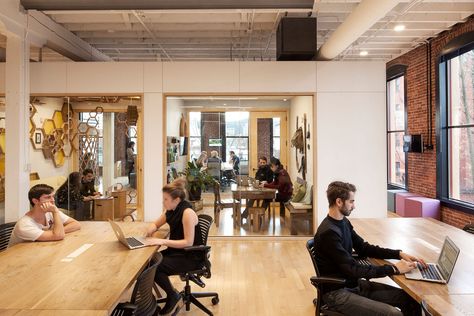 Call Center Design, Airbnb Office, Open Office Space, Factory Office, Architects Office, Experience Center, Open Office, Office Snapshots, Coworking Space