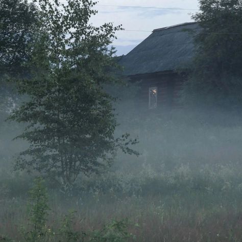 Foggy Village, Slavic Village, Aesthetic Spotify Playlist Covers, Magic Backyard, Writing Setting, Aesthetic Spotify Playlist, Slavic Aesthetic, Original Aesthetic, Another Aesthetic