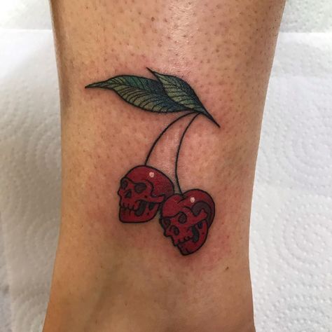 Cherry Skull Tattoo, A Tattoo, Skull Tattoo, Cherry, I Hope, Tattoos