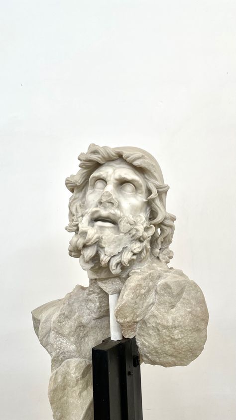 Greek Mythology Odysseus, Odysseus Statue, Odysseus Aesthetic, Odysseus Art, Adventurer Aesthetic, Long Hair Beard, Anatomy References, Marble Bust, Anatomy Sculpture