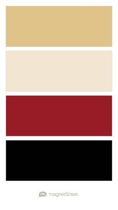 Living Room Decor Red And Black, Black Wedding Color Palette, Wedding Color Schemes Gold, Champagne Living Room, Burgundy Living Room, Gold Living Room Decor, Color Palette Living Room, Wedding Colors Red, Gold Living