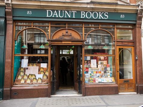 Daunt Books, 83-84 Marylebone High St. London, W1U 4QW. | 14 Beautiful Independent Bookshops In London London Bookstore, Daunt Books, Marylebone London, Book Shops, Storefront Design, Shop Fronts, Things To Do In London, England And Scotland, Nanjing