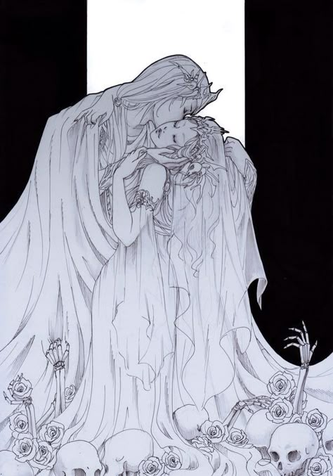 Hades x Persephone Greek Mythology Art, Lore Olympus, Hades And Persephone, Mythology Art, Poses References, The Kiss, Greek Myths, Arte Fantasy, Greek Gods