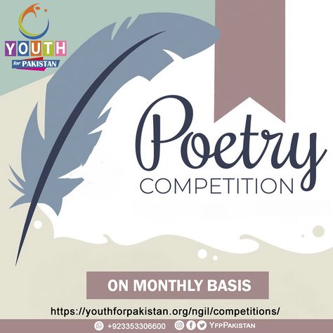 National Poetry Competition Poetry Competition, Registration Form, Cultural Festival, Email Address, Creative Writing, Urdu Poetry, Poets, English Language, Pakistan