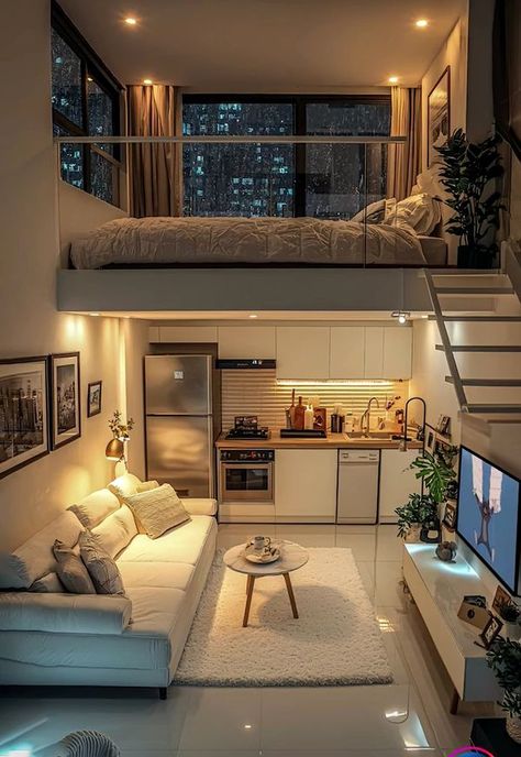 Tiny Life House | More: https://lifetinyhouse.com | Facebook Loft House Design, House Flipping, Loft House, Apartment Style, Flipping Houses, Dream Rooms, House Inspiration, Custom Homes, Small House