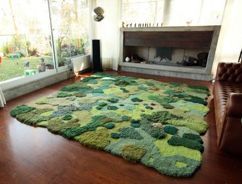 rugs that look like moss | Carpet That Looks like a Mossy Meadow Forest Room, Moss Rug, House Room, Dream House Decor, Design Case, Wool Carpet, My New Room, Aesthetic Room Decor, Aesthetic Room