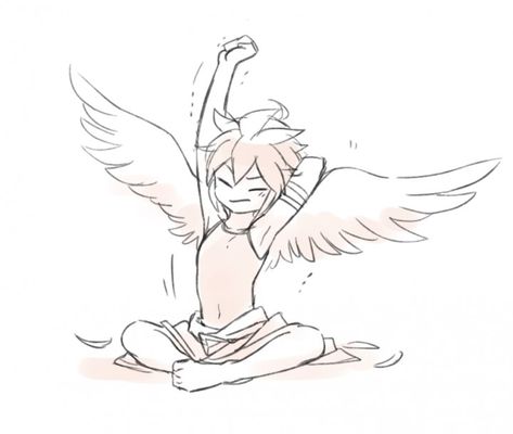 Art Reference Poses With Wings, Wing Pose Reference Drawing, Drawing Bases With Wings, Art Poses Wings, Falling With Wings Drawing, Angle Wing Drawing Reference, Person With Wings Drawing Base, Guy With Wings Art, Pose Reference Art Female