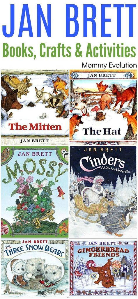 Children's author Jan Brett Books, Crafts and Activities Unit Study | Mommy Evolution Jan Brett The Hat, Jan Brett, Books Crafts, Author Spotlight, Preschool Literacy, Author Studies, Library Lessons, Preschool Books, Unit Study