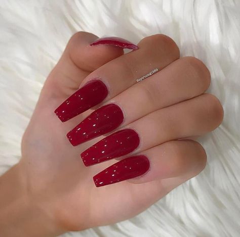 Red Acrylic Nails, Nail Colors Winter, Cute Gel Nails, Christmas Nails Acrylic, Red Nail, Prom Nails, Coffin Nails Designs, Fancy Nails, Pedicure Nails