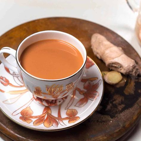 When it comes to variations of Chai tea, I must say nothing beats a cup of ginger milk tea AKA adrak wali chai. Nothing beats a robust cup of ginger chai. Milk Chai Tea, Ginger Milk Tea, Ginger Milk, Milk Tea Recipes, Chai Recipe, Ginger Benefits, Say Nothing, Low Carb Sweeteners, Help Digestion