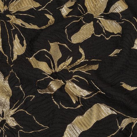 Brocade Dress, Gold Brocade, Mood Fabrics, Gold Aesthetic, Cloth Material, Border Print, Brocade Fabric, Beautiful Backgrounds, Floral Border