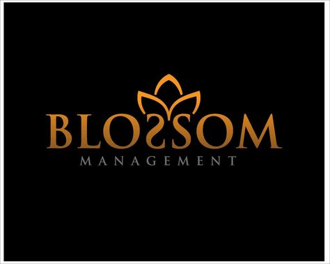 Blossom Logo Design, Blossom Logo, Flower Logo Design, Hair Logo, Simple Logo Design, Word Mark Logo, Logo Gallery, Flower Logo, Simple Logo