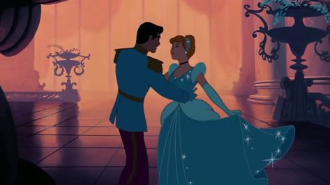 Disney Love Couples Romantic Moments, Disney Love Couples, Wedding Dress Cinderella, Cinderella Wallpaper, Cinderella 1950, Cinderella Aesthetic, Aladdin Princess, Romantic Questions, Princess Dance