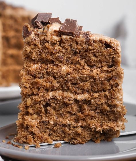 Vegan hazelnut coffee torte | Seriously the BEST cake ever. – Gina Marie Best Vegan Cake, Vegan Hazelnut, Vegan Wedding Cake, Best Cake Ever, Pastry Cook, Hazelnut Cake, Hazelnut Coffee, Best Cake, Coconut Cake