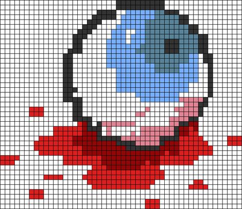 Grid Art Pattern, Halloween Alpha Pattern, Halloween Pixel Art, Halloween Perler, Graph Crochet, Easy Pixel Art, Pixel Art Templates, Pixel Drawing, Pixel Crochet