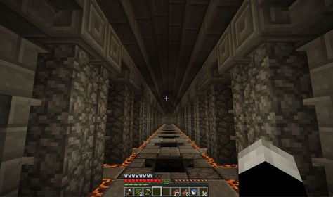 Minecraft Strip Mine, Minecraft Strip Mine Design, Minecraft Mine, Minecraft Iron, Cave Images, Mine Minecraft, Minecraft Redstone, Mountain Images, Lightning Rod