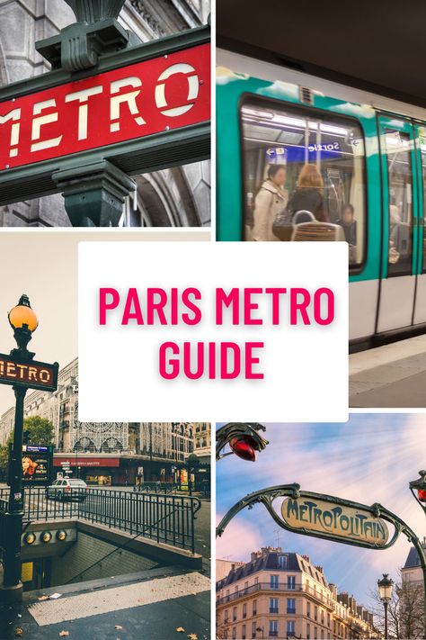 Learn how to take the Metro in Paris with this helpful guide! From buying tickets to navigating the subway system, discover everything you need to know for a smooth ride around the city. Click the link for more information and tips on using public transportation in Paris! Paris Subway, Subway System, Paris Metro, Beautiful Streets, Public Transportation, A Paris, Buy Tickets, How To Take, Public Transport