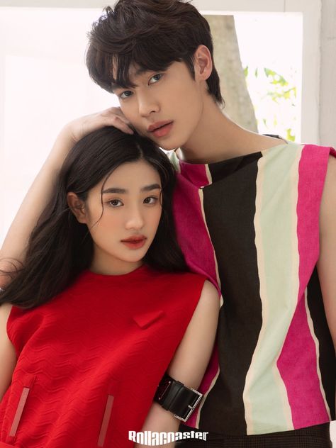 Couple Thailand, Dew Jirawat, Thai Series, Flower Photoshoot, F4 Thailand, Avatar Couple, Boys Over Flowers, Perfect Couple, Handsome Actors