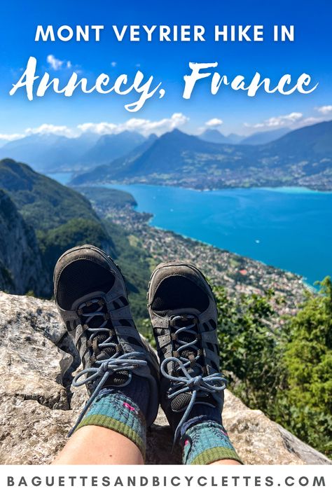 A stunning hike near Lake Annecy with panoramic views. Hiking | Annecy | French Alps | Haute-Savoie| Mont Veyrier | Col-des-Sauts | Day Hike Maine Islands, Lake Annecy, Hiking Europe, Solo Trip, French Alps, Top Travel Destinations, Best Hikes, Day Hike, South Of France