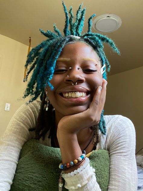 Blue Tip Locs, Black And Blue Locs, Lavender Locs, Blue Black Locs Black Women, Midnight Blue Locs Black Women, Teal Locs, Turquoise Locs, Dark Blue Locs Black Women, Green And Blue Locs Black Women