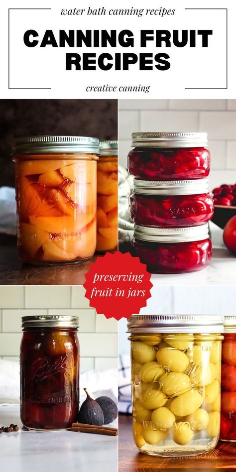 Canning Fruit Recipes: Homemade Jelly Recipes - Are you looking for the best way to preserve the fresh taste of summer fruits and enjoy them all year round? Canning is the perfect way to store and preserve your favorite fruits in jars, while still retaining their fresh flavor. From water bath canning recipes to homemade jams and jellies, to canning whole fruit – we have the best canning fruit recipes to help you put away your bounty of summer fruit for later. Canning Jelly Recipes, Fruit Preserves Recipe, Canning Fruit Recipes, Fruit Jelly Recipe, Water Bath Canning Recipes, Preserving Vegetables, Pressure Canning Recipes, Jams And Jellies, Homemade Jams