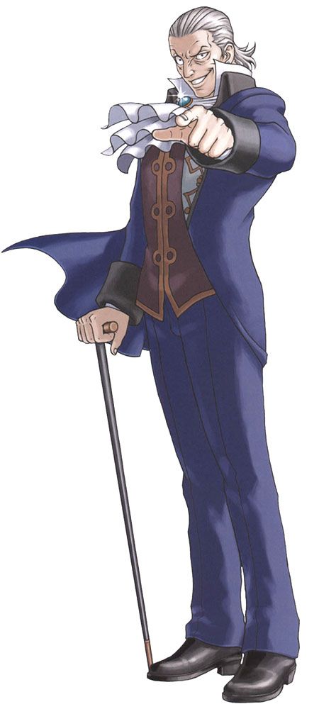 Manfred von Karma Von Karma Ace Attorney, Manfred Von Karma, Karma Images, Phoenix Wright Ace Attorney, Von Karma, Character Images, Phoenix Wright, Anime Version, Ace Attorney