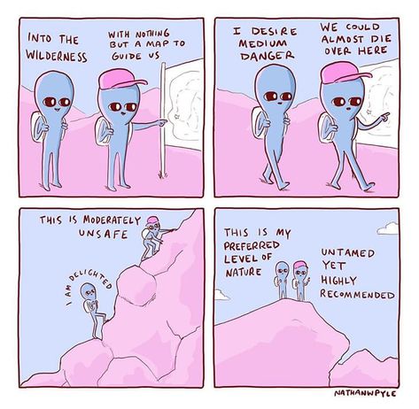 Nathan Pyle, Alien Comic, Planet Comics, 4 Panel Life, Strange Planet, Life Comics, Aliens Funny, Cute Alien, Online Comics